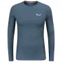 Salewa Cristallo Warm Amr L/S Tee vyriški merino apatiniai marškiniai - Dark Denim, dydis M