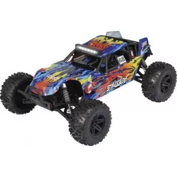 Reely Stagger Brushed 1:10 RC elektrinis buggy 4WD Ready-to-Run 2.4 GHz su baterija, pakrovėju ir siųstuvo baterijomis RE-6333762