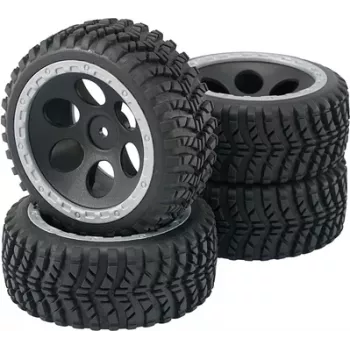 Reely 1:10 Buggy komplektiniai ratai Fighter Hole Design juodi 2 vnt. (RE-6549732)