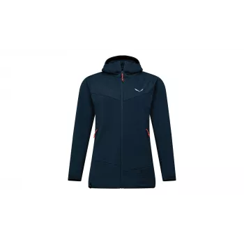 Salewa Puez Altavia PL HD moteriškas flisinis švarkas su gobtuvu - Navy Blazer XS