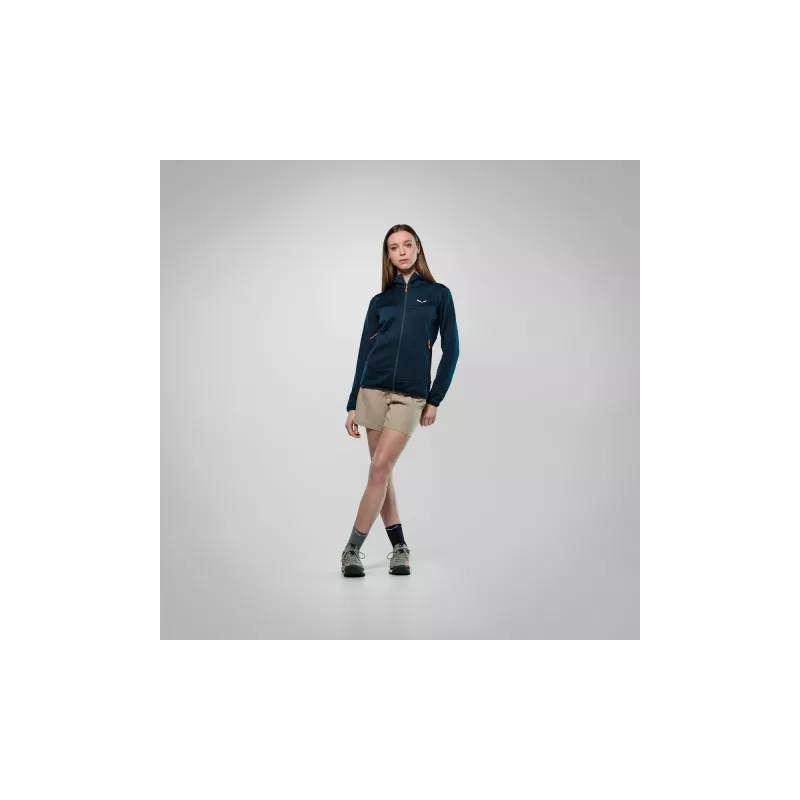 Salewa Puez Altavia PL HD moteriškas flisinis švarkas su gobtuvu - Navy Blazer XS