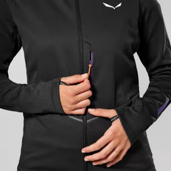 Salewa Pedroc PL 3 Jacket moteriškas flisas - Black Out XXS