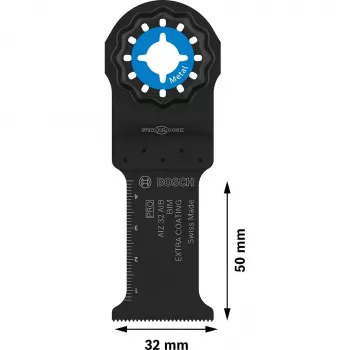 Bosch Professional Starlock AIZ 32 AIB įleidžiamojo pjovimo ašmenys, 32 x 50 mm, Bi-Metal 2608669077