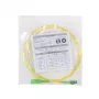 LogiLink FPSLS50 vienmodis OS2 šviesolaidinis pataisos kabelis, SC/APC į LC/APC, 9/125 µm, 50 m, geltonas