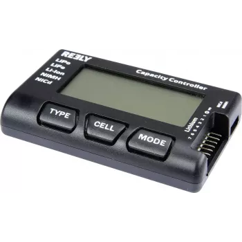 Reely LiPo-Checker 1-7S baterijų tikrintuvas su LCD įtampos ekranu RE-6546762