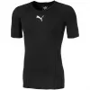 PUMA Teamgoal 23 Casuals vyriški marškinėliai su apykakle, juodi, M dydis 65591803