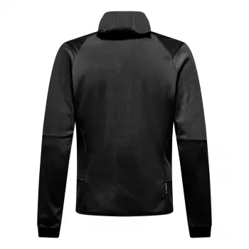 Salewa Sella Crevasse HD vyriška flisinė striukė su gobtuvu - Black Out - L