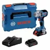 Bosch Professional GDS 18V-450 HC 06019K4003 akumuliatorinis smūginis veržliasukis 18V su 2x 5.0Ah baterijomis, įkrovikliu ir L-BOXX