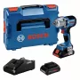 Bosch Professional GDS 18V-450 HC 06019K4003 akumuliatorinis smūginis veržliasukis 18V su 2x 5.0Ah baterijomis, įkrovikliu ir L-BOXX