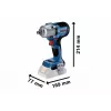 Bosch Professional GDS 18V-450 HC 06019K4003 akumuliatorinis smūginis veržliasukis 18V su 2x 5.0Ah baterijomis, įkrovikliu ir L-BOXX