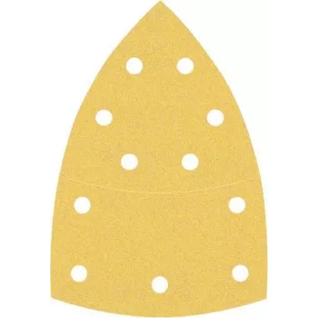 Bosch 2608901649 šlifavimo lapeliai multi-šlifuokliui, grūdėtumas 120, 93 x 102 mm, 50 vnt.