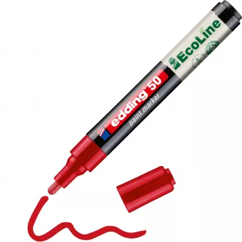 Edding 50 EcoLine dažų markeris raudonas 2-3 mm 4-50-002