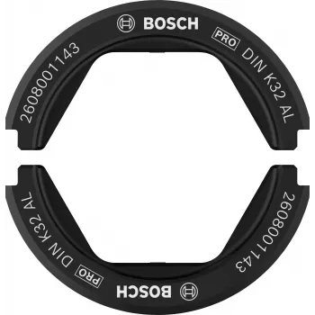 Bosch 2608001143 presavimo matricų rinkinys vamzdinėms kabelių antgaliams ir jungtims, 185 mm², šešiakampis profilis