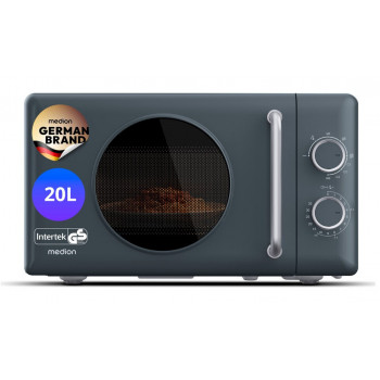 Medion MD100119 Retro mikrobangų krosnelė Mocca 800W 20L (50079805)