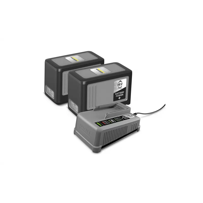 Kärcher Battery Power+ 36/75 Starter Kit – 36V 7.5Ah Li-Ion akumuliatorius ir greitasis įkroviklis 2.445-070.0