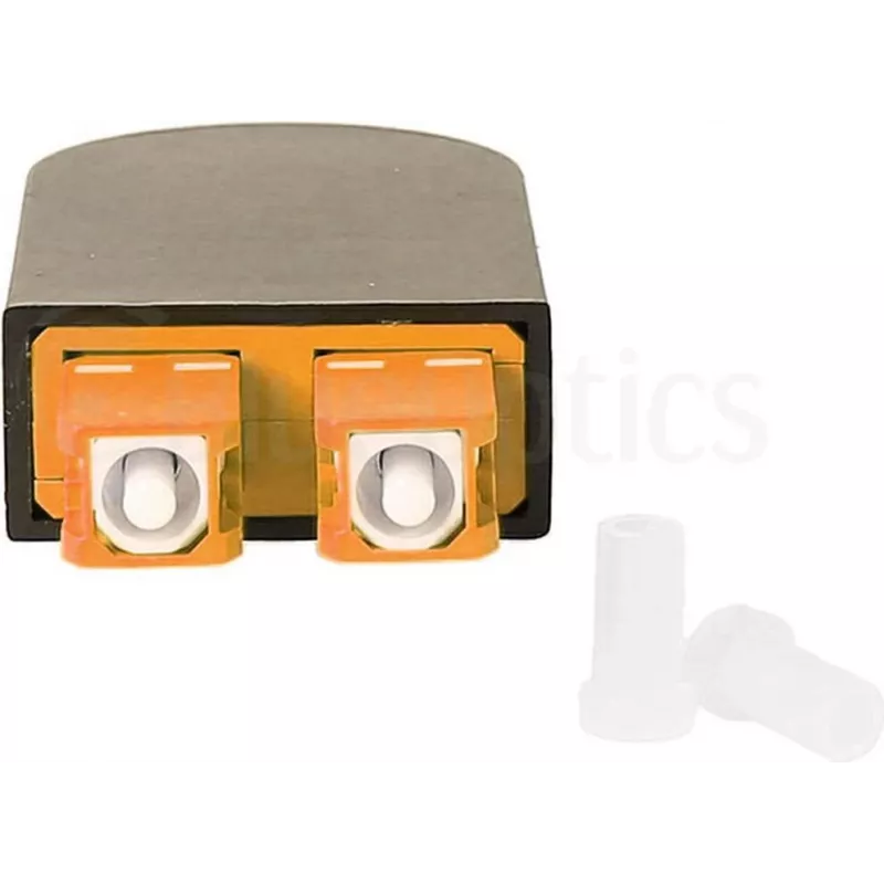 BLUELAN BlueOptics Šviesolaidinis Loopback Adapteris OM2 50/125µm Multimode SC/UPC Duplex Keraminis Ferrule -40°C iki +85°C (BOLBSCOM2)