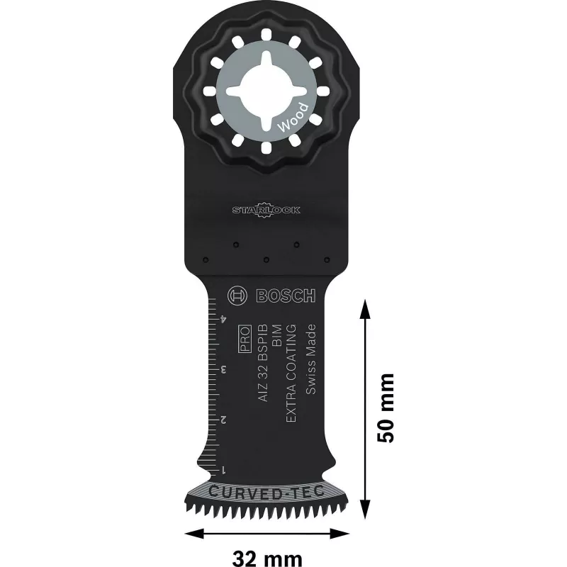 BOSCH PRO AIZ 32 BSPIB StarlockPlus įleidžiamojo pjovimo diskinis pjūklas, 32 x 50 mm, Bi-Metal 2608669073