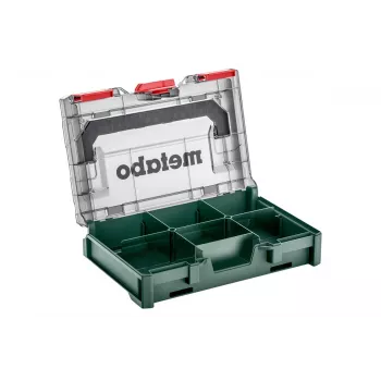Metabo 626896000 metaBOX 63 XS įdėklas įrankių dėžutei, ABS, žalias/permatomas
