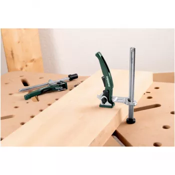 Metabo vertikalus greito fiksavimo spaustuvas MWB darbastaliams, 155 mm suspaudimo plotis, 70 mm išpjovos gylis 630139000