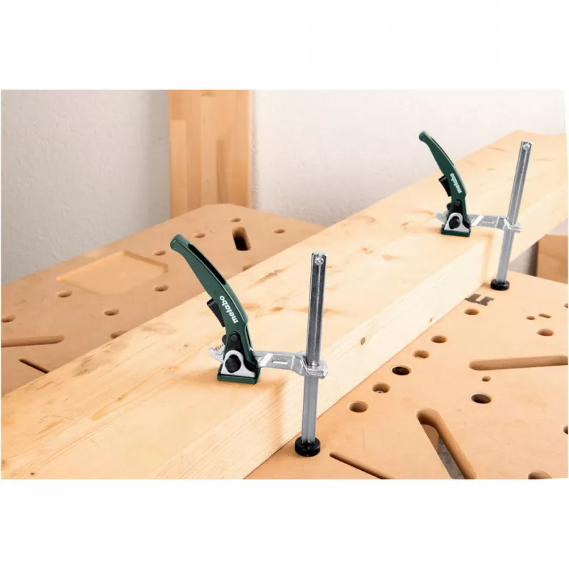 Metabo vertikalus greito fiksavimo spaustuvas MWB darbastaliams, 155 mm suspaudimo plotis, 70 mm išpjovos gylis 630139000