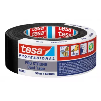 Tesa Pro Strong juoda armuota juosta 50 m x 50 mm 66462-00002-00