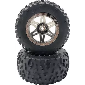 Reely Complete Wheels RE-6622380 (2 vnt., 65 mm, 12 mm Hex) 1:10 RC automobiliams