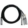 BlueLAN 40GBASE-CR4 QSFP į 4x10GBASE-CR SFP+ pasyvus tiesioginio prijungimo breakout kabelis, 2m, AWG30, suderinamas su Chelsio OCTTAPCABLE2M OCTTAPCABLE2M-BL