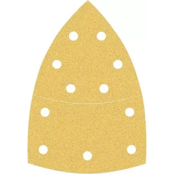 Bosch Accessories 2608901648 šlifavimo popierius daugiafunkciam šlifuokliui, grūdėtumas 80, 93 mm x 102 mm, 50 lapų