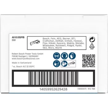 Bosch Expert for MultiMaterial įleidžiamojo pjovimo diskinis pjūklas PRO AII 65 BSPIB, StarlockPlus, 65 x 40 mm, bi-metalas 2608669085