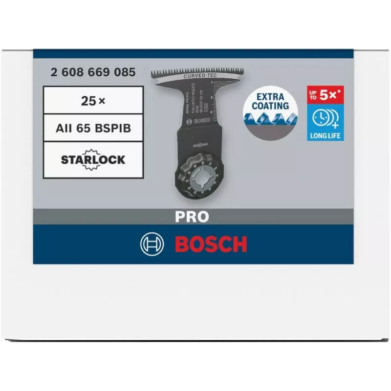 Bosch Expert for MultiMaterial įleidžiamojo pjovimo diskinis pjūklas PRO AII 65 BSPIB, StarlockPlus, 65 x 40 mm, bi-metalas 2608669085