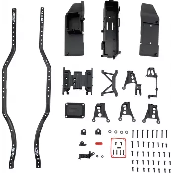Reely RE-7068336 Aliumininis pagrindinis važiuoklės rėmas 1:10 RC bugiams ir sunkvežimiams