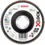 Bosch X-LOCK R780 Best for Inox 125 mm P60 šlifavimo diskas su žiedlapiais, cirkonio aliuminio oksidas, kūginis Type 29, 2608619804
