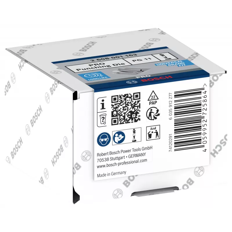 Bosch 2608001163 presavimo matrica vamzdinėms kabelių antgaliams ir jungtims 70 mm²