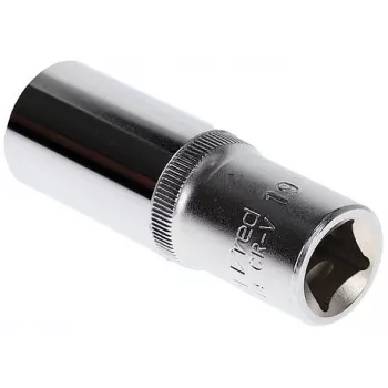 GEDORE red 1/2 colio ilgas 19 mm šešiakampis galvutė, 77 mm ilgio, chromo vanadžio plieno R61001914