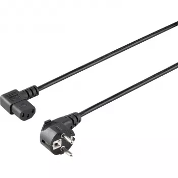 Sygonix SY-5042710 maitinimo laidas šaltiems prietaisams CEE 7/7 – IEC C13, 2 m, juodas