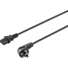 Sygonix SY-5042712 šaltosios technikos prijungimo kabelis, juodas, 2,00 m