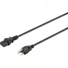 Sygonix SY-5042706 IEC C13 maitinimo laidas CEE 7/7 į C13 2m juodas