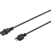 Sygonix SY-5042736 maitinimo laidas šaltiems prietaisams CEE 7/7 į IEC C13 2 m juodas