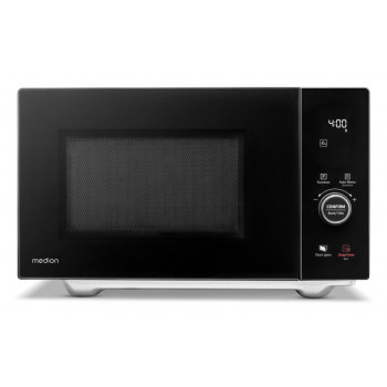 Medion MD 12041 4-in-1 mikrobangų krosnelė su griliu, konvekcija ir atšildymu, 25L, 900W, juoda/nerūdijantis plienas 50076276