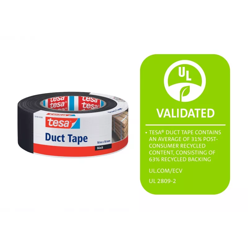 tesa 56498-00000-15 juoda armuota juosta 50 m x 50 mm
