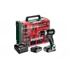 Metabo SB 18 L BL Set akumuliatorinis smūginis gręžtuvas 18V bešepetėlinis 65 Nm su 2x 2.0 Ah Li-Power baterijomis, įkrovikliu ir dėklu 613157710