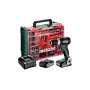 Metabo SB 18 L BL Set akumuliatorinis smūginis gręžtuvas 18V bešepetėlinis 65 Nm su 2x 2.0 Ah Li-Power baterijomis, įkrovikliu ir dėklu 613157710