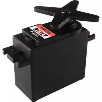 Reely Standard-Servo analoginis servo su plastikinėmis pavaromis ir JR jungtimi (RE-6751239)