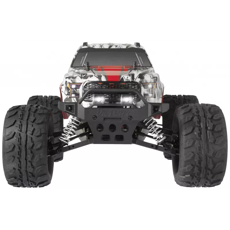 Reely New2 Super Combo Brushless 1:10 RC elektrinis Monster Truck 4WD 100% RTR 2,4 GHz su baterija, pakrovėju ir siųstuvo baterijomis (RE-7766676)