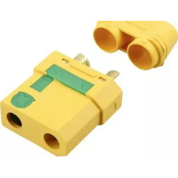 Reely RE-6685311 XT90-S auksu padengtas antipokštinis akumuliatoriaus jungties lizdas (1 vnt.)