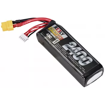 Reely LiPo baterijų paketas 11.1V 2400mAh 3S 45C Softcase XT60H (RE-7853472)