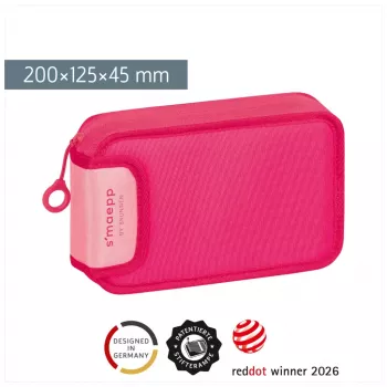 BRUNNEN s'maepp Colour Code pripildytas penalas Tulip Pink 17 dalių 20 x 4,5 cm (104942025)
