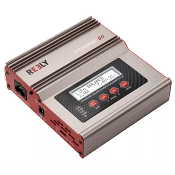 Reely V-Charge 50 daugiafunkcis įkroviklis 50W AC/DC LiPo NiMH NiCd Pb su balansuokliu RE-8264340