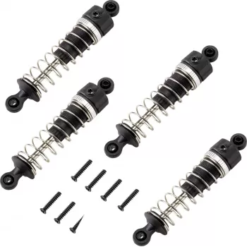 Reely atsarginių amortizatorių rinkinys (2 vnt.) 1:10 RC automobiliams, bugiams, sunkvežimiams - 90mm aliuminis, alyvuoti