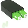 BLUELAN BlueOptics Šviesolaidinis Loopback Adapteris OM5 50/125µm Multimode SC/UPC Duplex Lime Green Keraminis Ferrule -40°C iki +85°C (BOLBSCOM5)